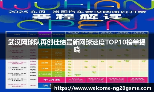 武汉网球队再创佳绩最新网球速度TOP10榜单揭晓